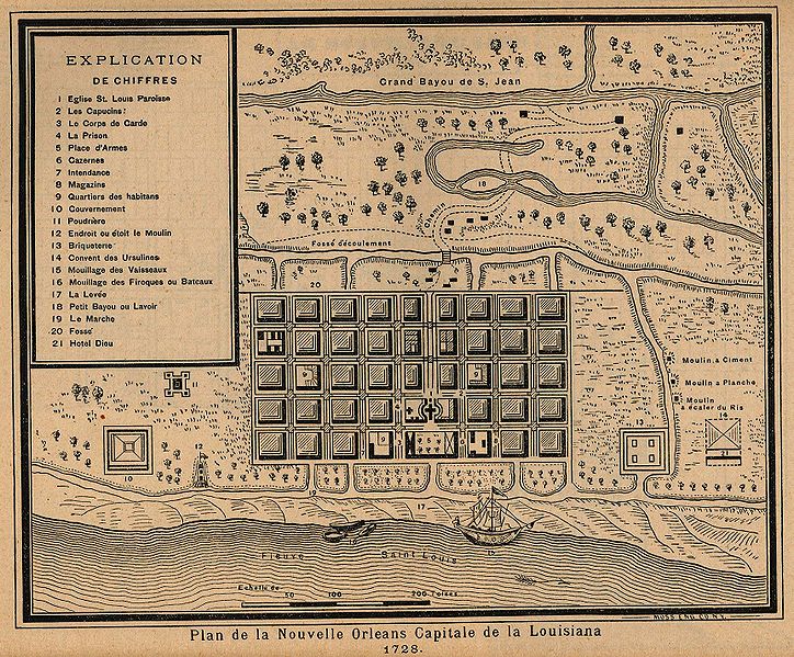 1728 Plan for New Orleans