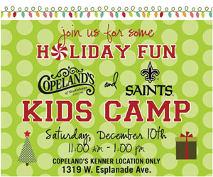 Holiday Fun at Copeland's