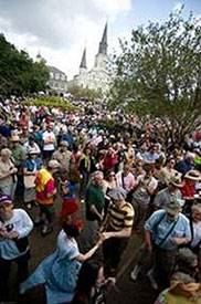 French Quarter Festival crowds